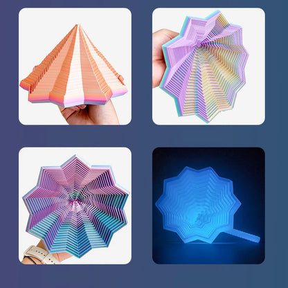 3D Printed Star Ornaments with Handle, Fingertip Rotating Polygon Ornament for Home Office Decoration